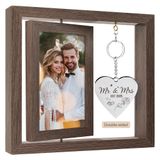 Porta-retratos De Casamento Heloray Mr And Mrs. Presente Personalizado