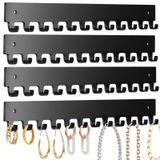 Organizador De Joias, Porta-colar De Acrílico Milylove, Pacote Com 4 Unidades, Bl