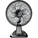 Ventilador Wap Flow Turbo De Mesa E Parede 2 Em 1 Com 8 Pás Preto 50cm 220v Fw009219