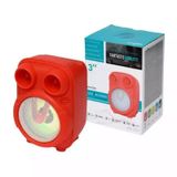 Caixa Som Speaker Bluetooth Sem Fio Vermelha - Rignel