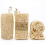 Esponja Loofah Herbvian Natural Vietnamita 100% À Base De Plantas