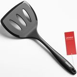 Espátula De Panqueca De Silicone Turner Vovoly Resistente Ao Calor Preta