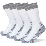 Meias De Botas De Trabalho Suaskk Masculinas, Acolchoadas Grossas, 4 Pares
