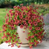 Flores Artificiais Suspensas Homsunny Daisy 2 Unidades Para Exterior