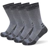 Meias De Botas De Trabalho Suaskk Masculinas, Acolchoadas Grossas, 4 Pares