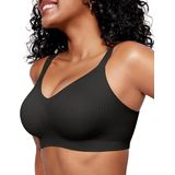 Sutiã Feminino Oeak Sem Fio, Sem Costura, Cobertura Total, Preto M-plus