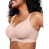 Sutiã Feminino Oeak Sem Fio, Sem Costura, Cobertura Total, Rosa M