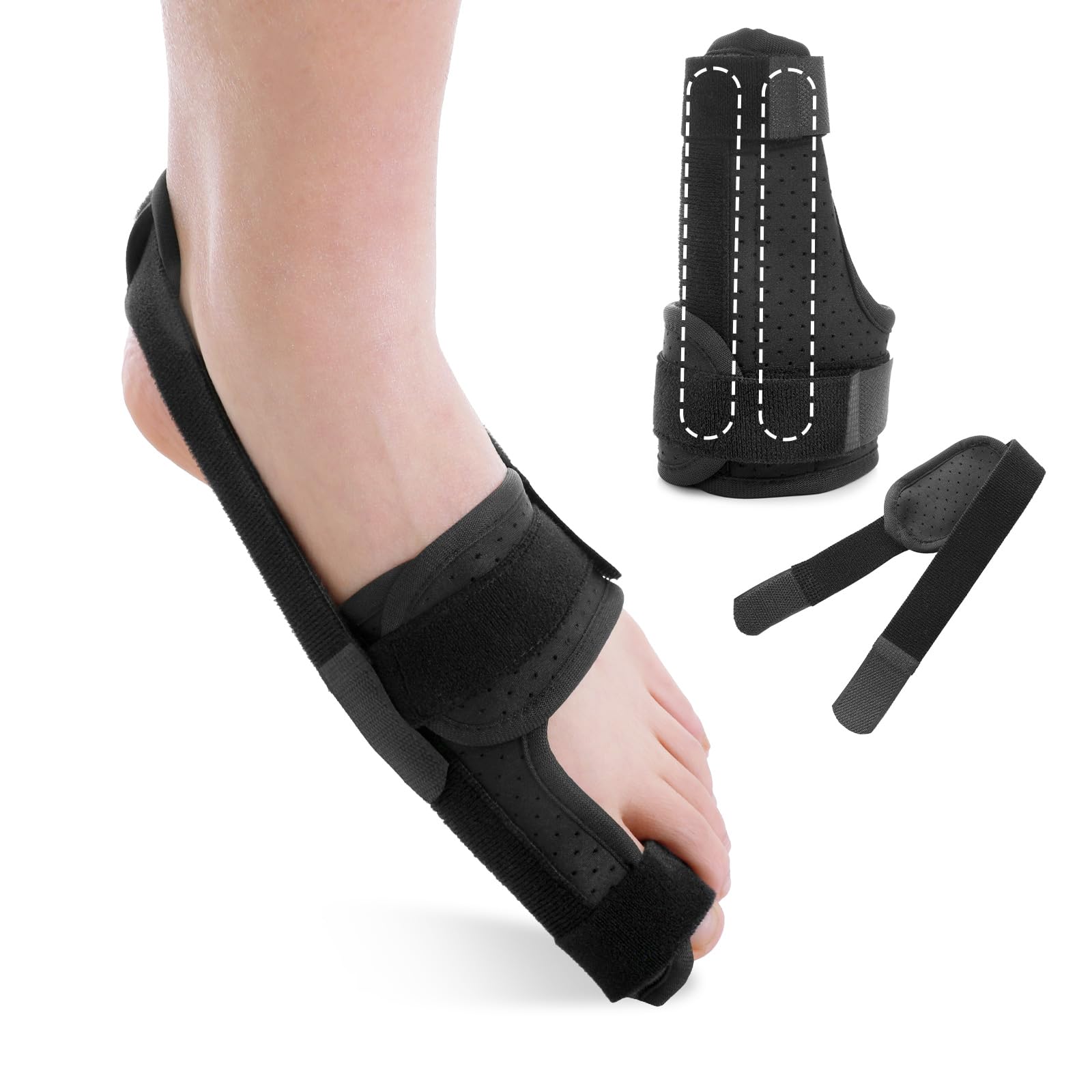Big Toe Splint Chonario Para Suporte De Fraturas De Dedos Quebrados