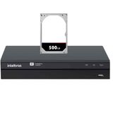 Gravador De Vídeo Ip Nvr 16 Canais 4k Invd 1016 Intelbras 500gb