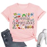 Camiseta Bqg Book Shirts Para Mulheres Lendo Camiseta Para Professores