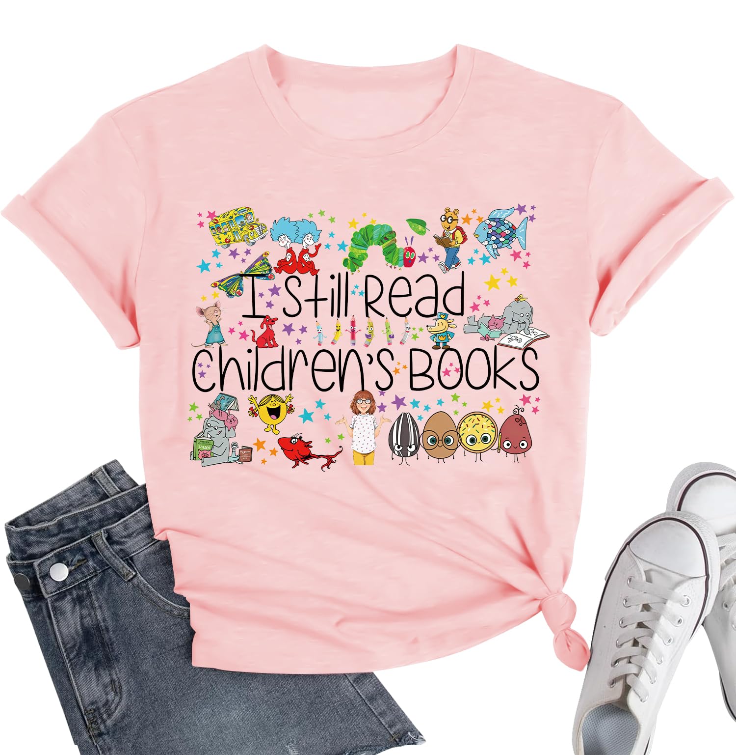 Camiseta Bqg Book Shirts Para Mulheres Lendo Camiseta Para Professores