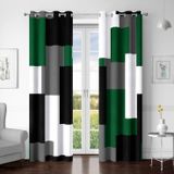 Cortinas Blackout Green Tyrot 100% Blackout 180x183cm, 2 Painéis