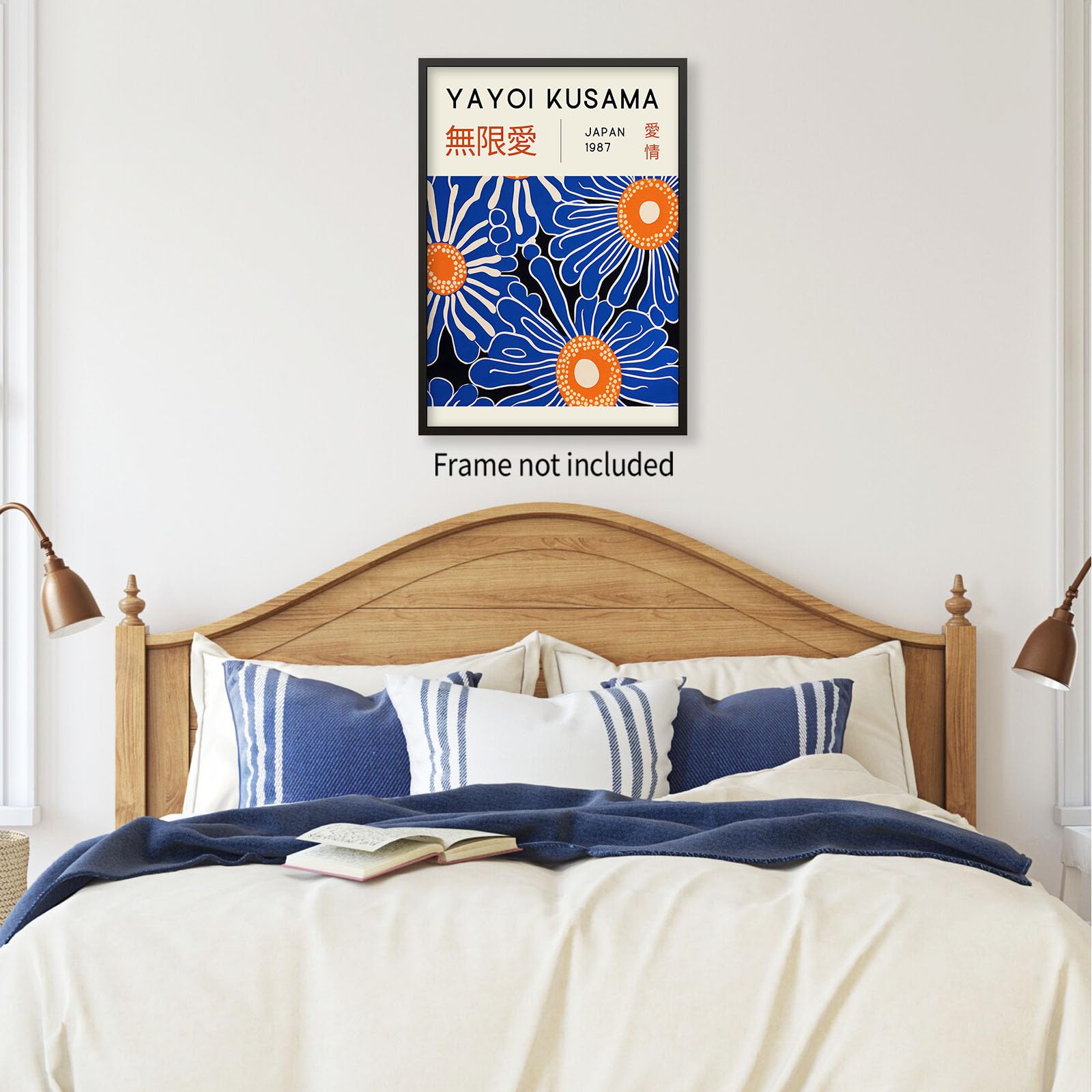 Imprimir Arte De Parede Japonesa Vintage Yayoi Kusama 40x60cm