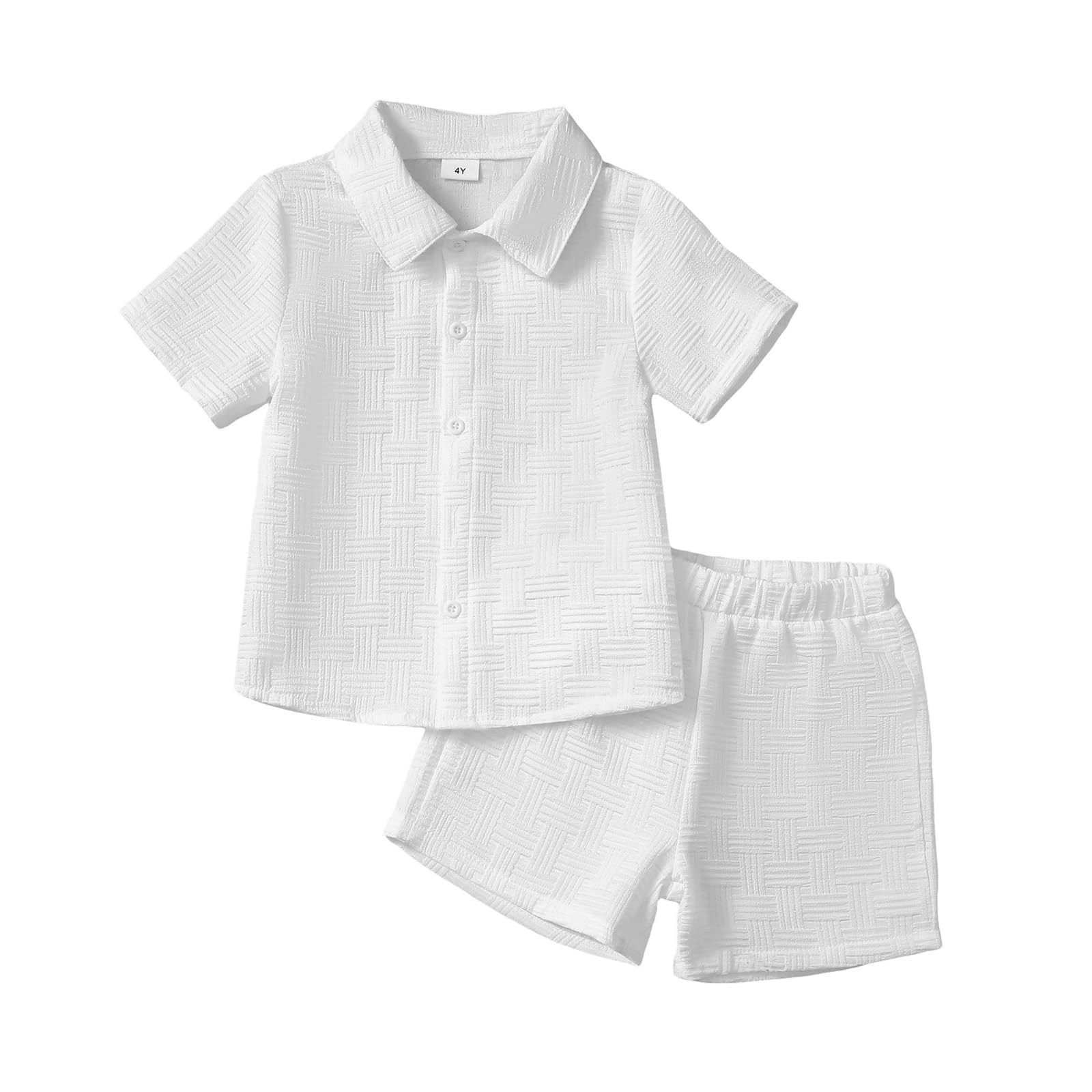 Conjunto De Roupas Kimi Bear 6t Para Meninos, Camisa De Manga Curta E Shorts