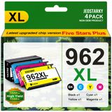 Cartuchos De Tinta Jeostarky 962xl Compatíveis Com Hp 962 Xl, Pacote Com 4