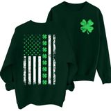 Moletom Newwen St. Patricks Day Para Mulheres Verde Escuro S