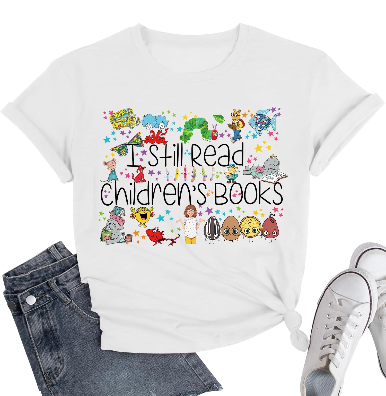 Camiseta Bqg Book Shirts Para Mulheres Lendo Camiseta Para Professores