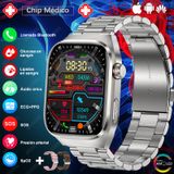 Monitor De Glicose De Pressão Arterial Smartwatch Sacosding 2025