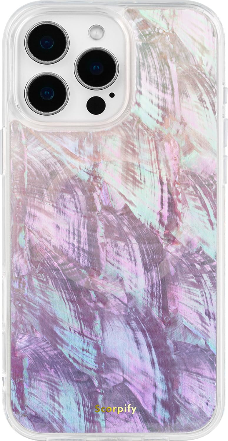 Capa De Telefone Scorpify Para Iphone 16 Pro Com Magsafe Purple Pearl