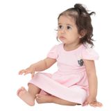Vestido Atletico Mg Infantil Canelado Oficial Torcidababy - Rosa - 8
