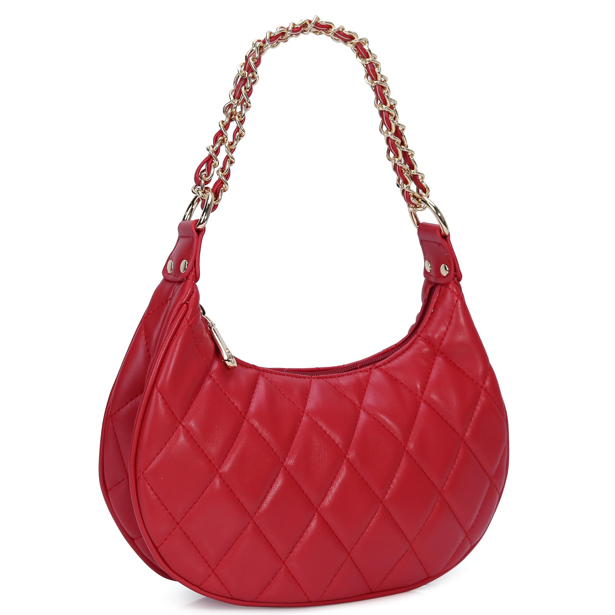 Bolsa De Ombro Chinllo Purse Acolchoada Mini Clutch Para Mulheres
