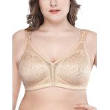 Sutiã Feminino Deyllo, Cobertura Total, Tamanho Grande, 48g, Sem Fio, Nu