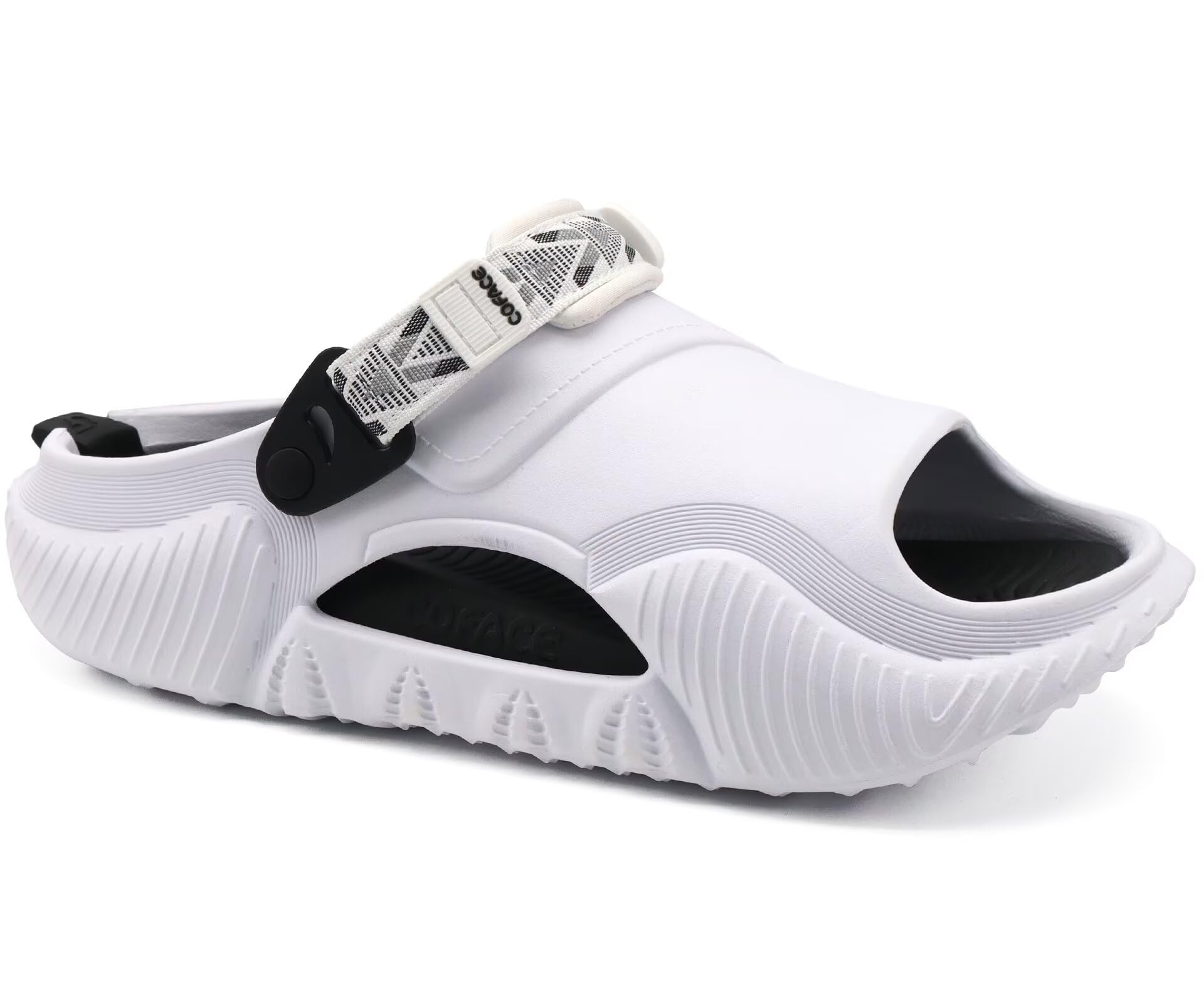 Sandálias Coface Orthopaedic Arch Support Para Homens Brancas/pretas