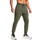 Calça De Moletom Pudolla Lightweight Para Homens, Elástica De 4 Vias, Verde Militar