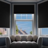 Cortinas Blackout G-wack Pretas 100% Roller Shades 90x150cm
