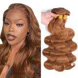 Pacotes De Cabelo Diexrlamx Brown #30 Body Wave 300g 14cm 40cm 45cm