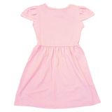 Vestido Botafogo Infantil Rosa Canelado Oficial Torcidababy - Rosa - 2