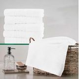 Jogo Toalha Rosto Salão 5 Peças Escala 45x65cm Branco Teka