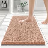 Tapetes De Banheiro Smiry Luxury Chenille Extra Soft Absorbent