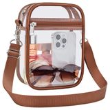 Bolsa Tiracolo Clear Purse Stadium Aprovada Pela Uspeclare