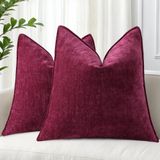 Capas De Almofada Decoruhome Rhododendron 26x26, Conjunto De 2