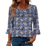 Blusas E Blusas Blingfit Femininas De Manga 3/4 Plus Size Gg