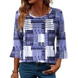 Camiseta Blingfit, Blusas De Manga 3/4, Blusas Casuais Para Negócios