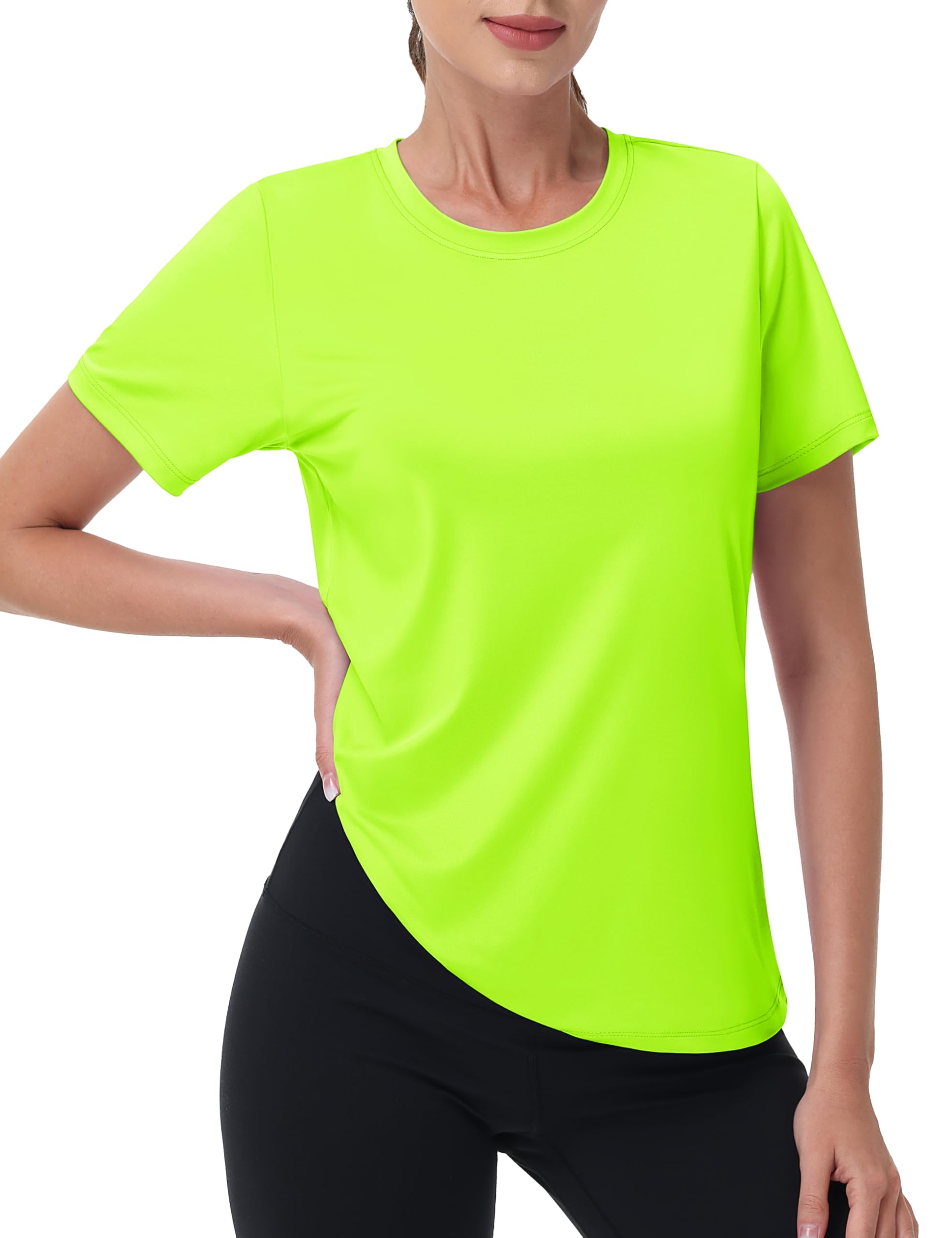 Camiseta Feminina Magcomsen De Manga Curta Upf 50+ Com Proteção Solar