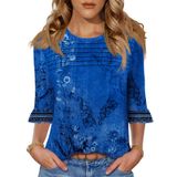 Blusa Blingfit De Manga 3/4 Para Mulheres, Primavera, Verão, Tamanho Xl