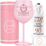 Copo De Vinho Lifecapido Vintage 1935, Presente De 90º Aniversário Para Mulheres