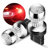 Lâmpadas De Freio Estroboscópicas Led Auxito 7440 7443 T20 Vermelhas