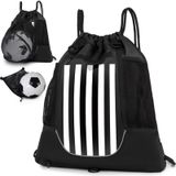 Mochila Stay Gent Drawstring Basketball Branca Preta Listrada