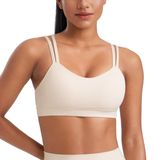 Sutiã Esportivo Crz Yoga Softness Mold Butterluxe Com Decote Em V Feminino