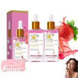Óleo Pós-barba Krystallos Strawberry Vanilla Para Mulheres 40 Ml (2 Unidades)