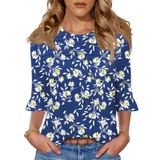 Blusa Túnica Blingfit, Manga 3/4, Manga Folhada, Blusa Feminina