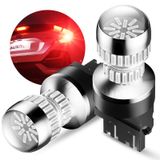 Lâmpadas De Freio Estroboscópicas Led Auxito T25 3156 3157 Vermelhas