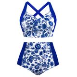 Roupa De Banho Feminina Hanna Nikole Plus Size Azul Royal 24+