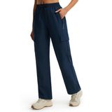 Calças Cargo De Caminhada Libin Para Mulheres, Verão, Azul Marinho, Tamanho M