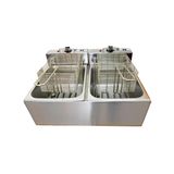 Fritadeira Elétrica 2 Cubas Plus Aço Inox 10l 110v 3600w
