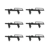 Kit 6 Trincos Cavalo Com Alça Portão Porteira Em Aço 370mm